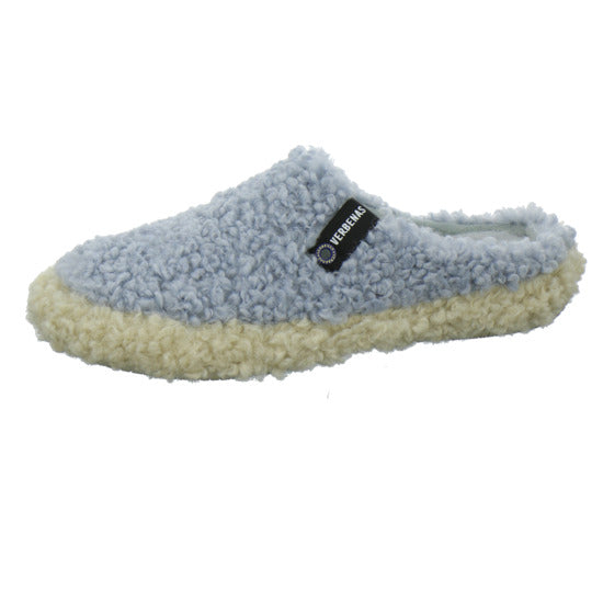 Verbenas Hausschuhe Damen Damen Yuma Curly Hellblau