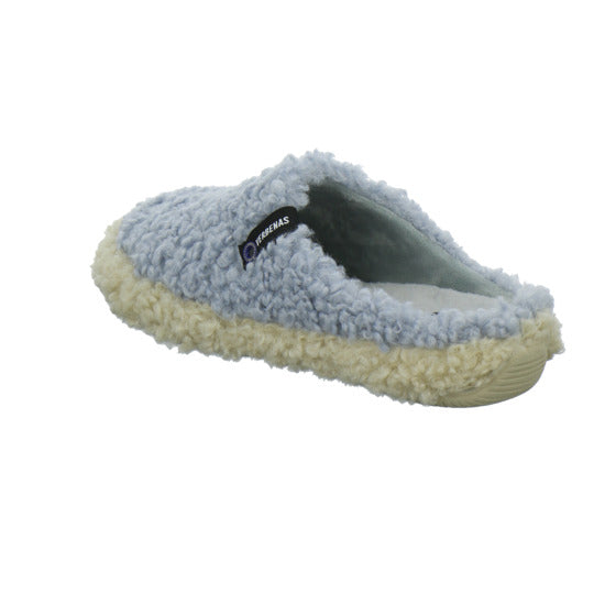 Verbenas Hausschuhe Damen Damen Yuma Curly Hellblau