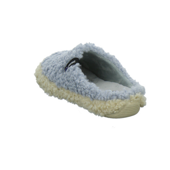 Verbenas Hausschuhe Damen Damen Yuma Curly Hellblau