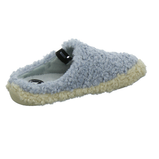 Verbenas Hausschuhe Damen Damen Yuma Curly Hellblau