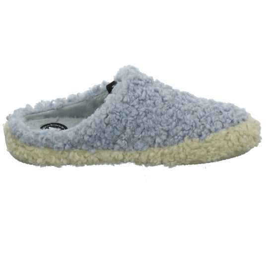Verbenas Hausschuhe Damen Damen Yuma Curly Hellblau