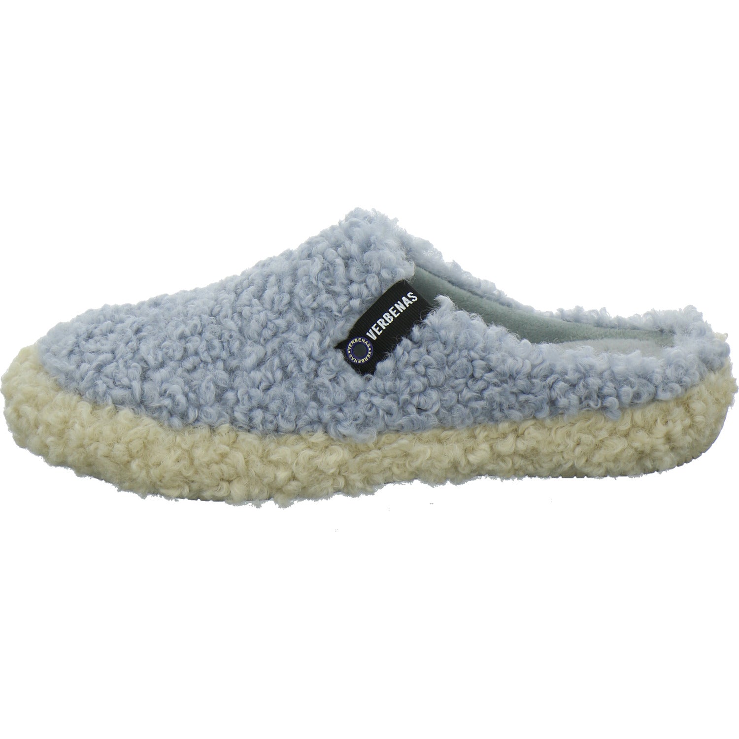 Verbenas Hausschuhe Damen Damen Yuma Curly Hellblau