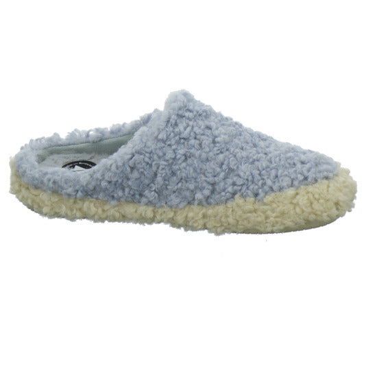 Verbenas Hausschuhe Damen Damen Yuma Curly Hellblau