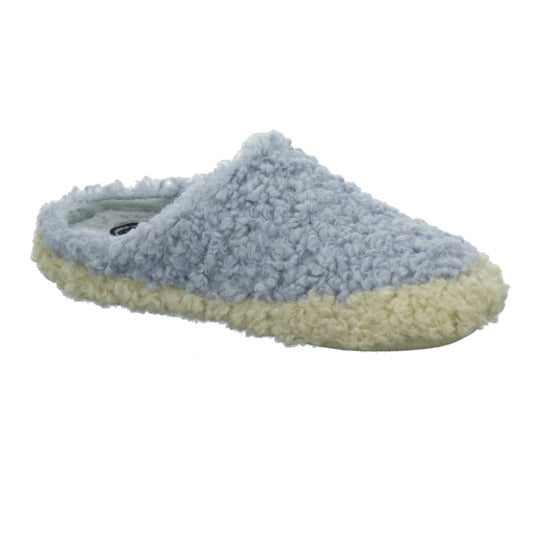 Verbenas Hausschuhe Damen Damen Yuma Curly Hellblau