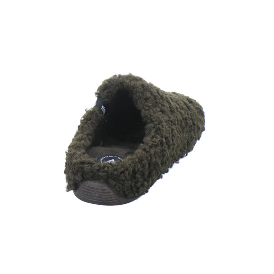 Verbenas Hausschuhe Damen Damen York Curly Dunkelbraun