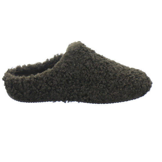 Verbenas Hausschuhe Damen Damen York Curly Dunkelbraun