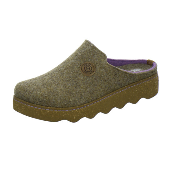 Rohde Foggia Hausschuhe Damen taupe - 360° Ansicht