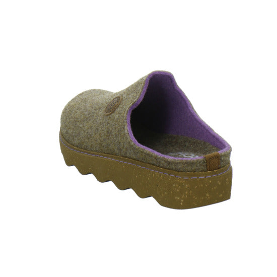 Rohde Foggia Hausschuhe Damen taupe - 360° Ansicht