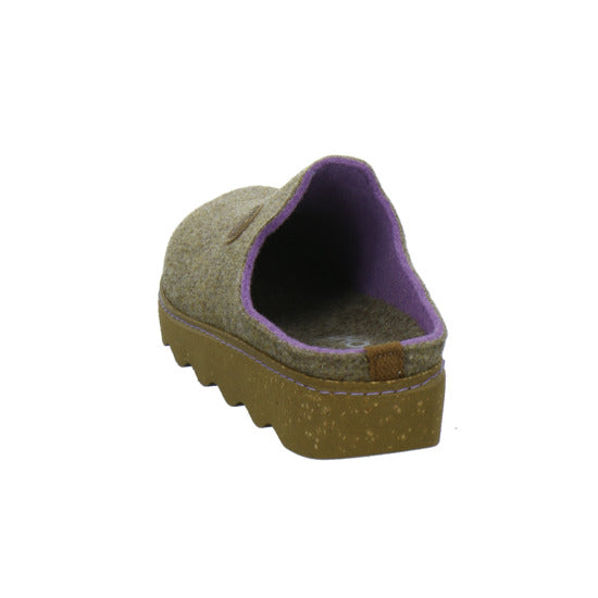Rohde Foggia Hausschuhe Damen taupe - 360° Ansicht