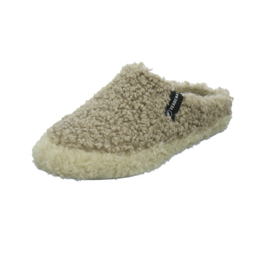 Verbenas Hausschuhe Damen Damen Yuma Curly taupe
