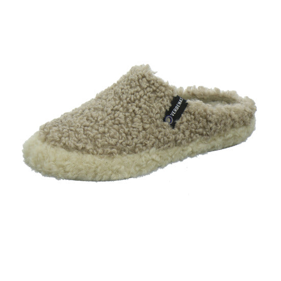 Verbenas Hausschuhe Damen Damen Yuma Curly taupe