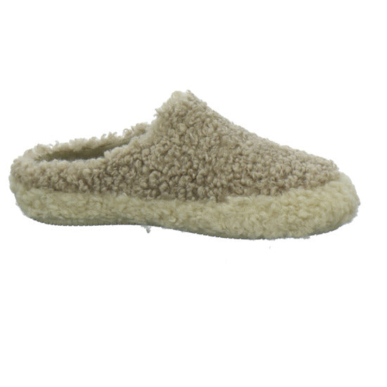 Verbenas Hausschuhe Damen Damen Yuma Curly taupe