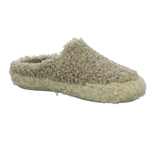 Verbenas Hausschuhe Damen Damen Yuma Curly taupe