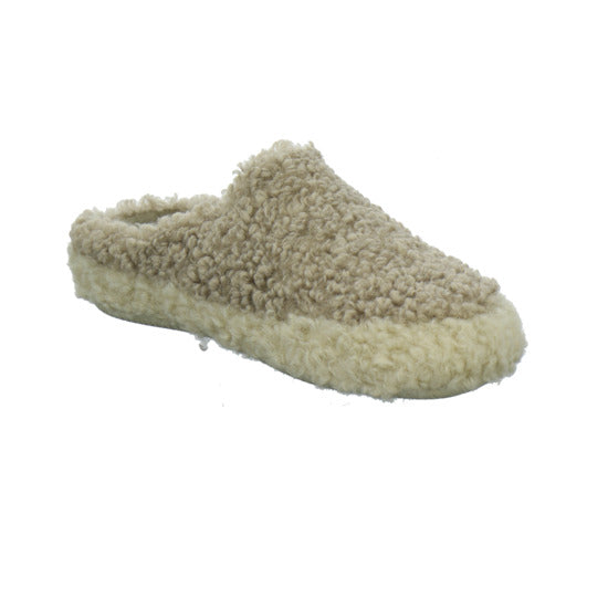 Verbenas Hausschuhe Damen Damen Yuma Curly taupe