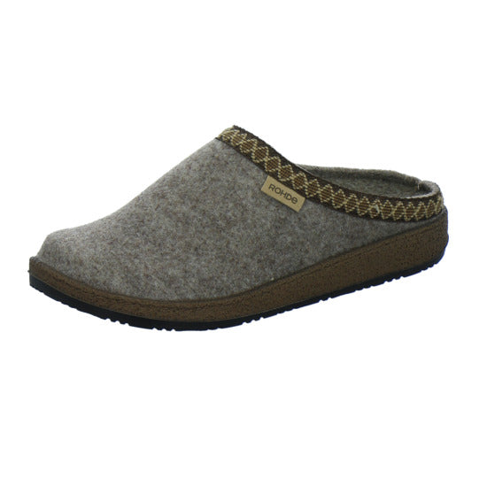 Rohde Hausschuhe Damen Damen Novara taupe