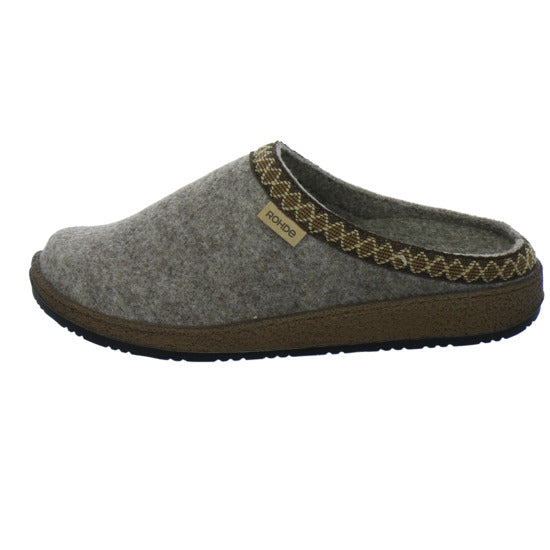 Rohde Hausschuhe Damen Damen Novara taupe