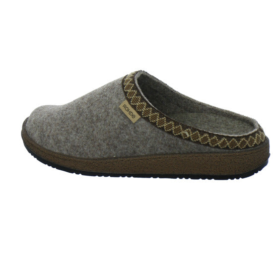 Rohde Hausschuhe Damen Damen Novara taupe