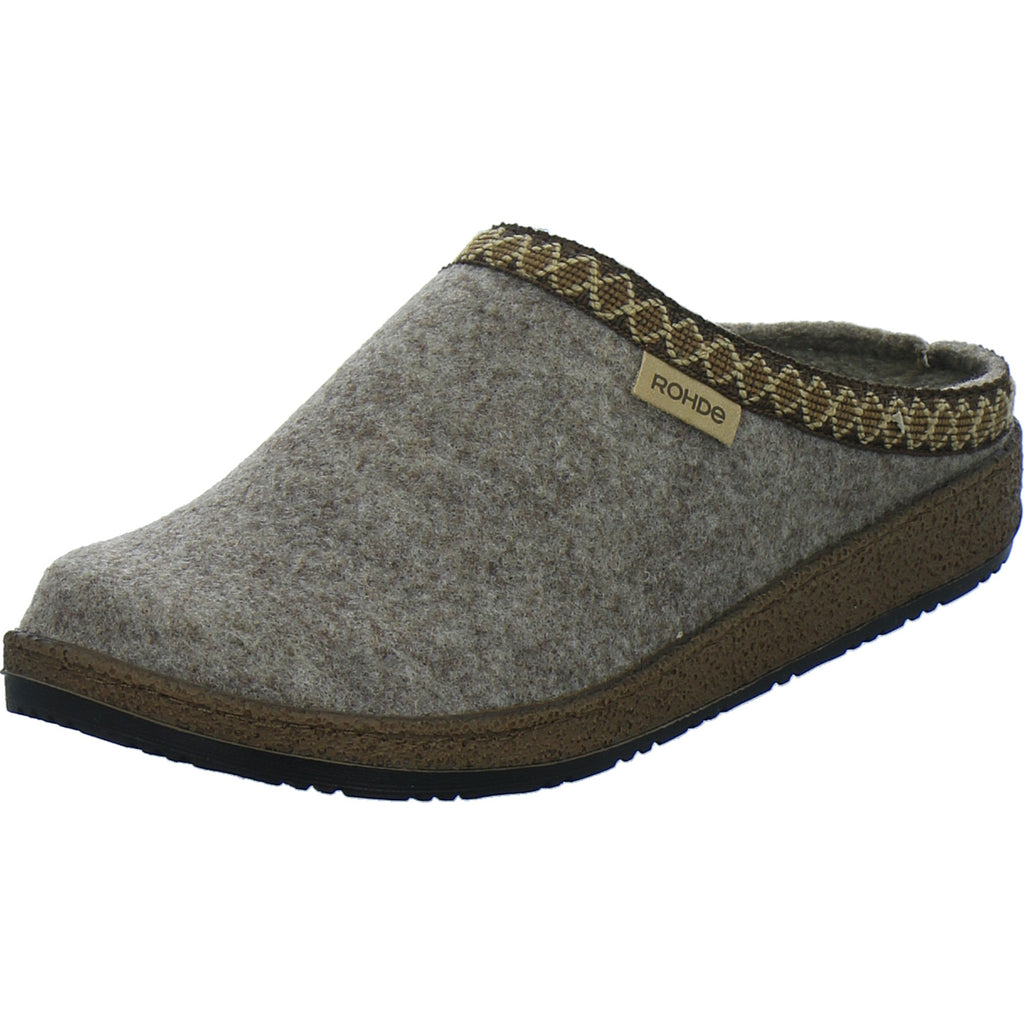 Rohde Hausschuhe Damen Damen Novara taupe