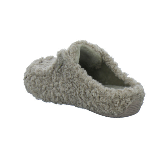 Verbenas Hausschuhe Damen Damen Curly camel taupe