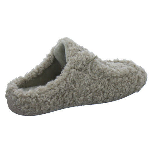 Verbenas Hausschuhe Damen Damen Curly camel taupe