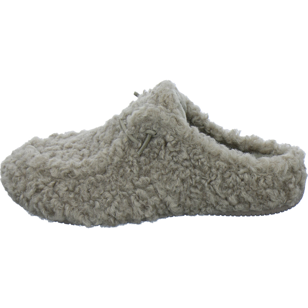 Verbenas Hausschuhe Damen Damen Curly camel taupe