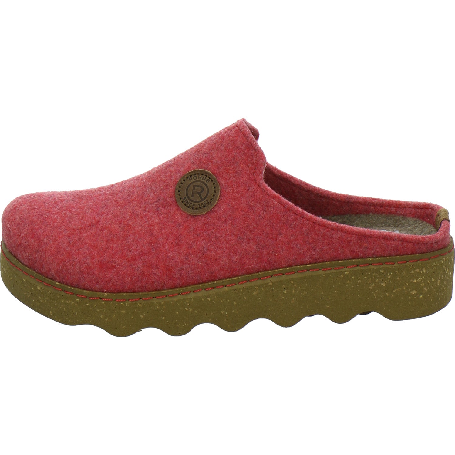 Rohde Hausschuhe Damen Damen Foggia Rot
