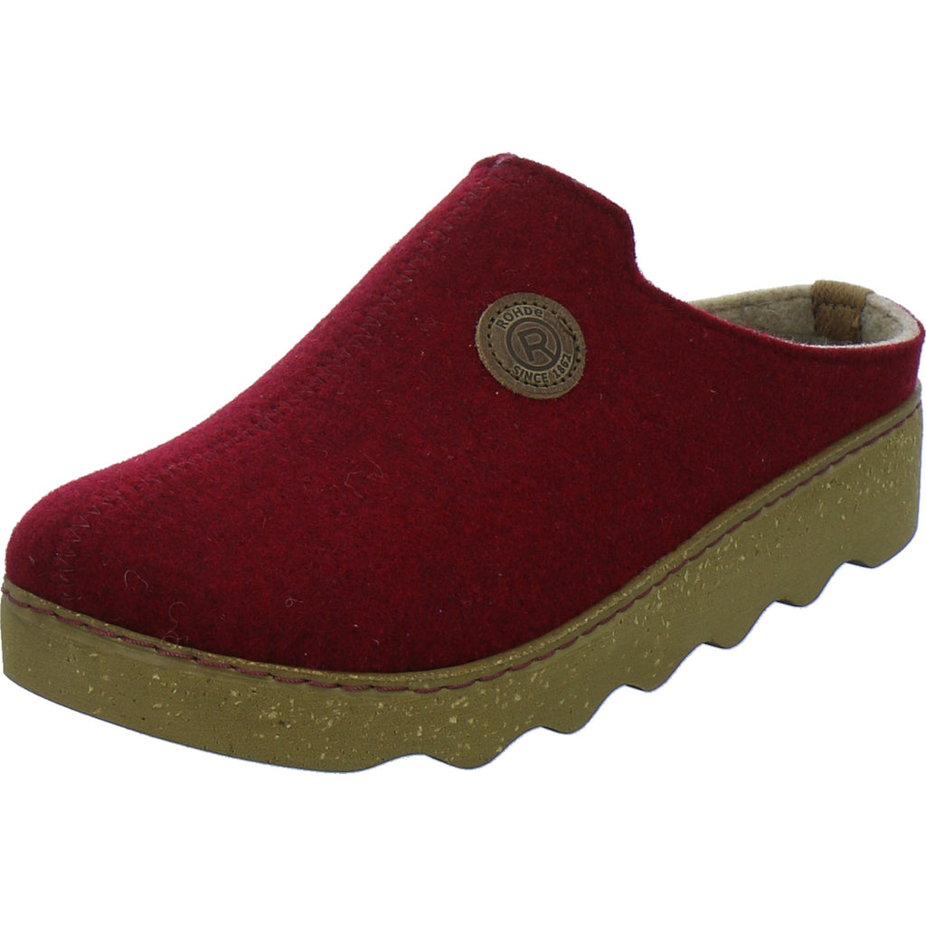 Rohde Hausschuhe Damen Damen Foggia Rot