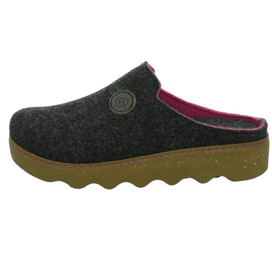 Rohde Hausschuhe Damen Damen Foggia Anthrazit