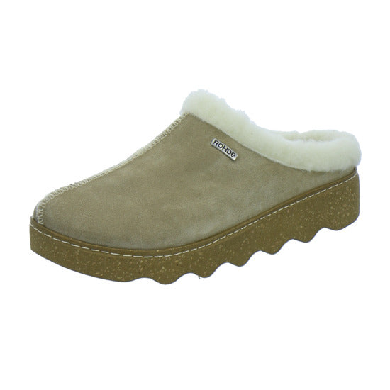 Rohde Hausschuhe Damen Damen Foggia Beige