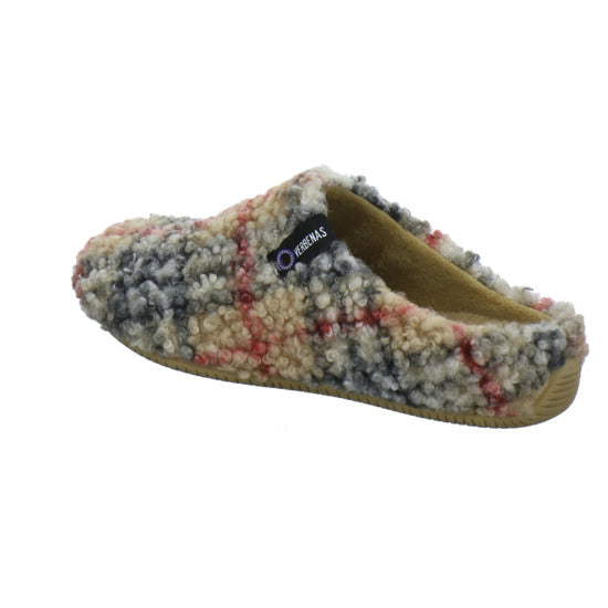 Verbenas York Hausschuhe Damen Beige-kombi - 360° Ansicht