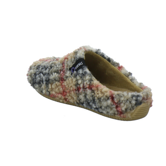 Verbenas York Hausschuhe Damen Beige-kombi - 360° Ansicht