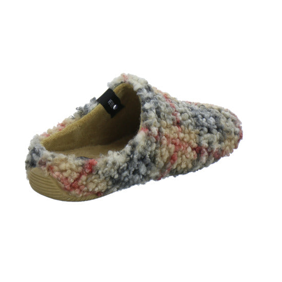 Verbenas York Hausschuhe Damen Beige-kombi - 360° Ansicht