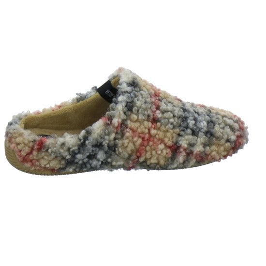 Verbenas York Hausschuhe Damen Beige-kombi - 360° Ansicht