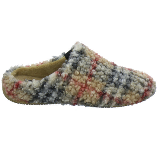 Verbenas York Hausschuhe Damen Beige-kombi - 360° Ansicht