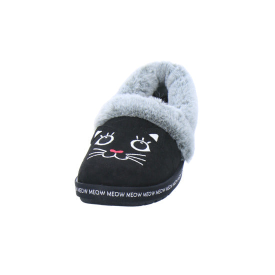 Skechers Hausschuhe Damen Damen Bobs Too Cozy Schwarz-kombi