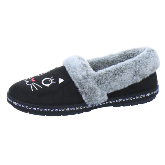 Skechers Hausschuhe Damen Damen Bobs Too Cozy Schwarz-kombi