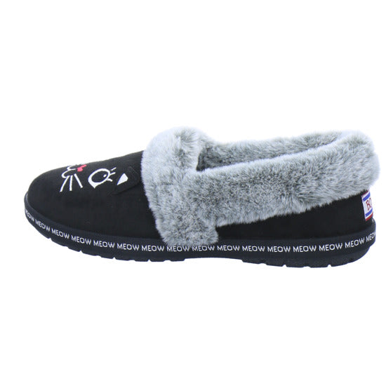 Skechers Hausschuhe Damen Damen Bobs Too Cozy Schwarz-kombi