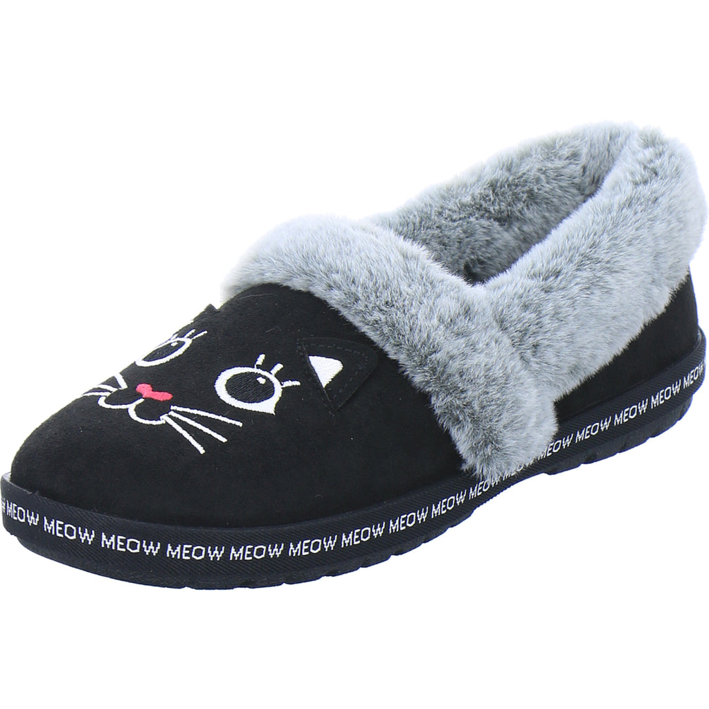 Skechers Hausschuhe Damen Damen Bobs Too Cozy Schwarz-kombi