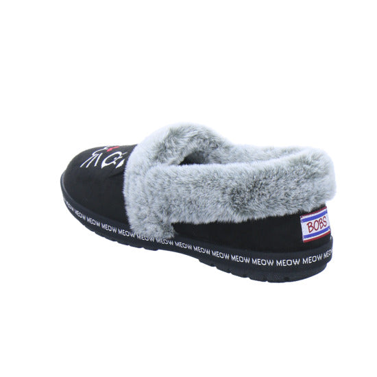 Skechers Hausschuhe Damen Damen Bobs Too Cozy Schwarz-kombi