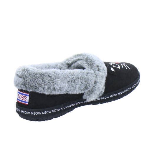 Skechers Hausschuhe Damen Damen Bobs Too Cozy Schwarz-kombi