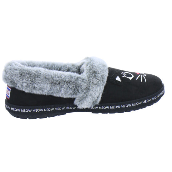 Skechers Hausschuhe Damen Damen Bobs Too Cozy Schwarz-kombi