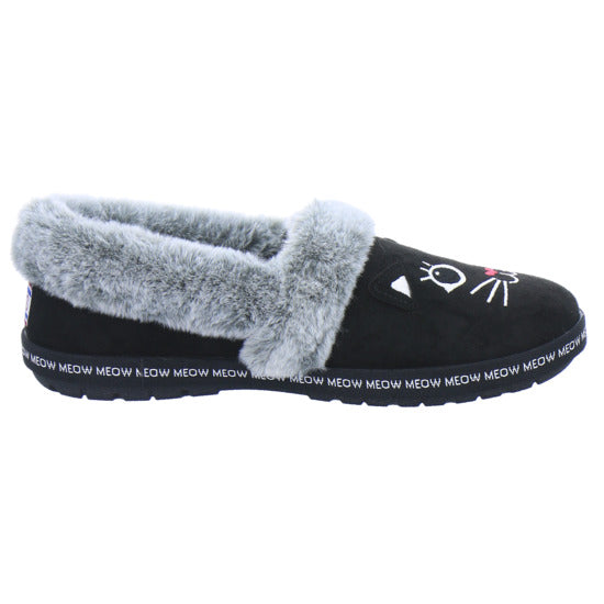 Skechers Hausschuhe Damen Damen Bobs Too Cozy Schwarz-kombi