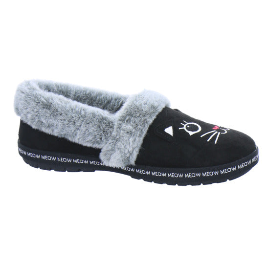 Skechers Hausschuhe Damen Damen Bobs Too Cozy Schwarz-kombi