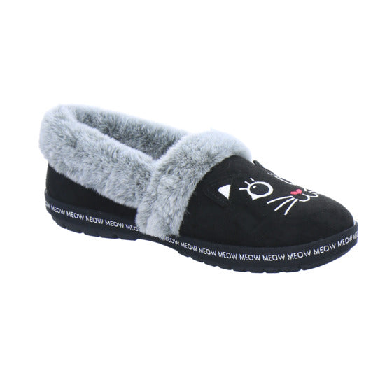 Skechers Hausschuhe Damen Damen Bobs Too Cozy Schwarz-kombi