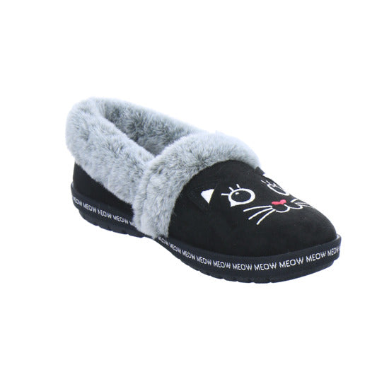 Skechers Hausschuhe Damen Damen Bobs Too Cozy Schwarz-kombi
