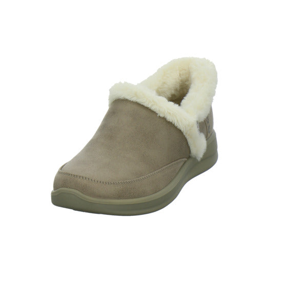 Skechers Hausschuhe Damen Damen Slip Ins cozy escape taupe