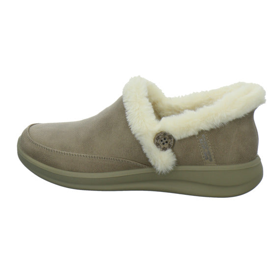 Skechers Hausschuhe Damen Damen Slip Ins cozy escape taupe
