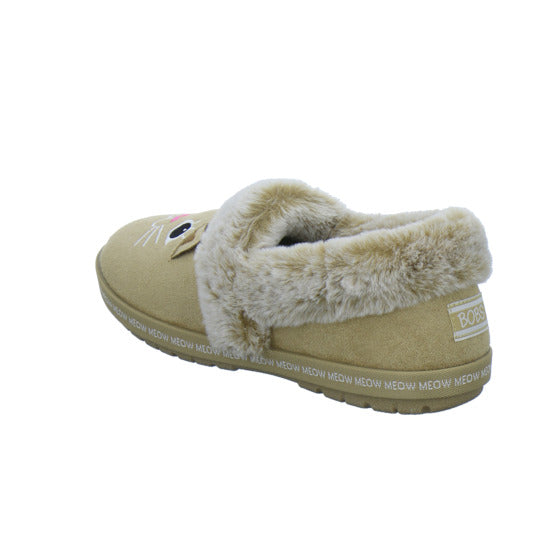 Skechers Hausschuhe Damen Damen Bobs Too Cozy Beige-kombi