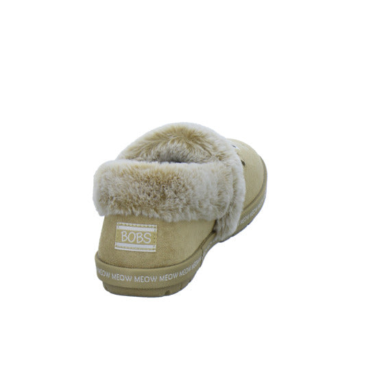 Skechers Hausschuhe Damen Damen Bobs Too Cozy Beige-kombi