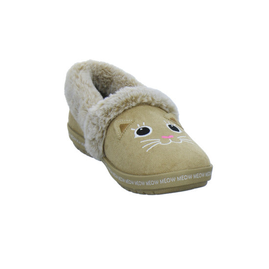 Skechers Hausschuhe Damen Damen Bobs Too Cozy Beige-kombi